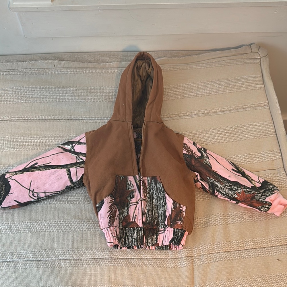 Kids Camouflage Hooded Jacket